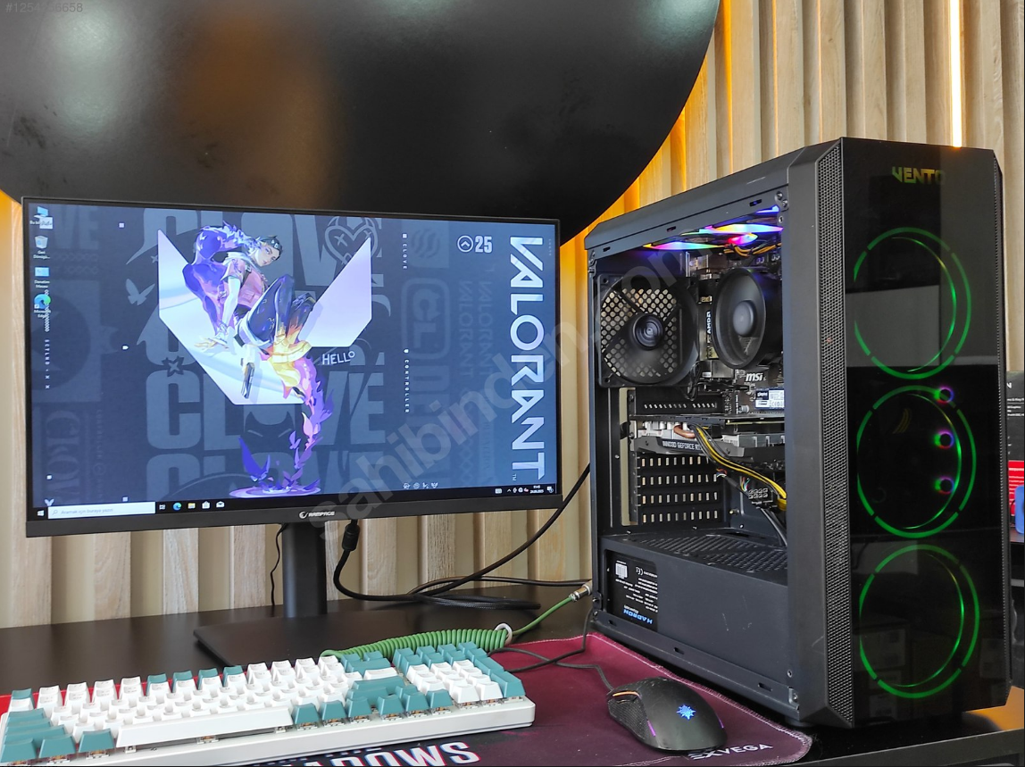 RTX 2060 SÜPER 8GB/RYZEN 5 3500X/256 GB SSD/165HZ MONİTÖR