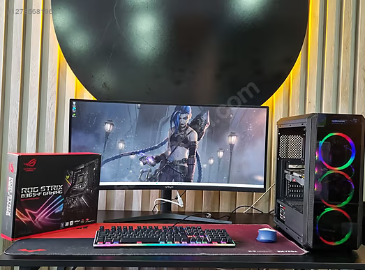 GTX 1650 E.K/İ5 9600KF CPU/32GB RAM/1TB SSD/34" 165HZ MONİTÖR