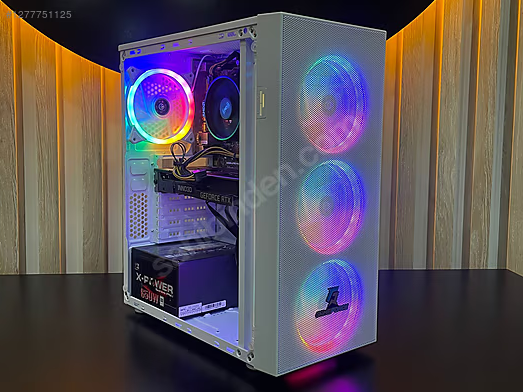 RTX3060 8GB/RYZEN 5 5500 CPU/16 GB RAM/512 GB SSD/HAZIR S.