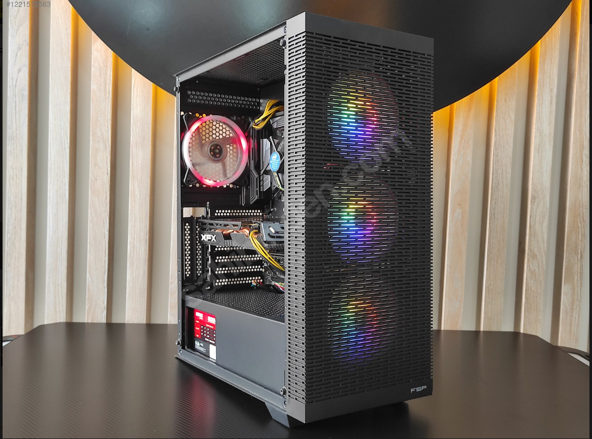 RX580 8GB E.K/İ5 8600K CPU/16 GB RAM/GAMİNG ANAKART/FSP