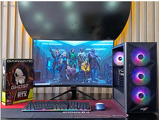 RTX2060SÜPER/İ5 12.NESİL/16 GB RAM/512 GB SSD/32MONİTÖR