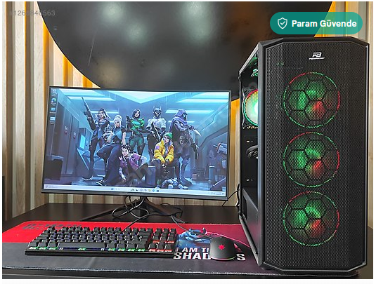 RTX4060 8GB/ RYZEN 5 8400F/16 GB DDR5 RAM/27200HZ MONİTÖR