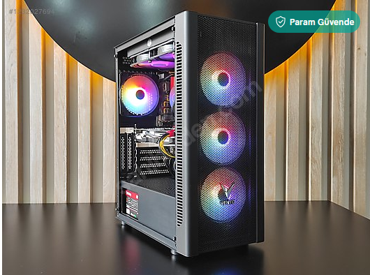 GTX1060 6GB E.K/RYZEN 5 CPU/16 GB RAM/SIVI SOĞUTMA/HAZIR SİSTEM