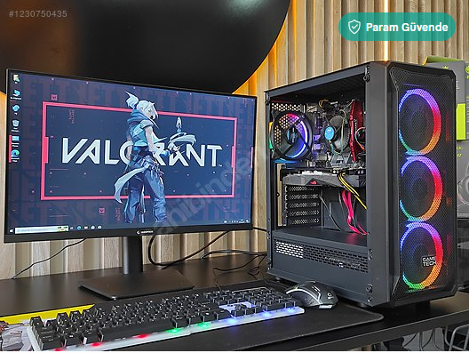 RX570 8GB E.K/İ3 9.NESİL CPU/16 GB RAM/180 HZ MONİTÖR