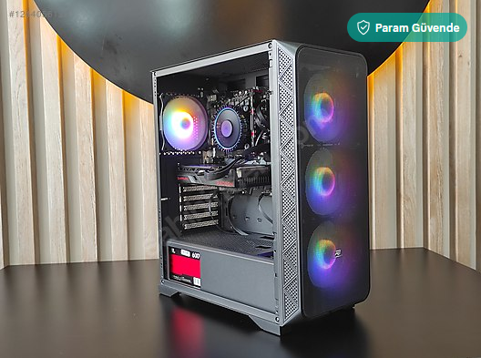 RX6500XT E.K/İ3-13100F İŞLEMCİ/16GB RAM/256GB SSD/HAZIR SİSTEM