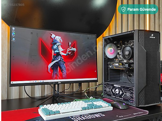 GTX1660 SUPER 6GB/RYZEN 5 3600 CPU/16 GB DDR4 RAM/256 SSD/165 HZ