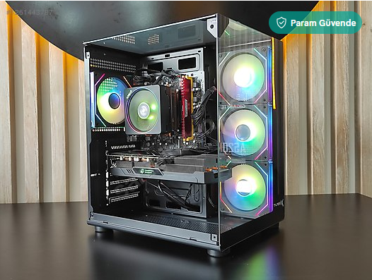 RX5600 6GB E.K/RYZEN 5 CPU/16 GB RAM/512 GB SSD/AKVARYUM