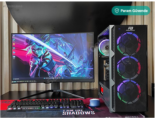 RTX 2060/RYZEN 5 3500/16 GB RAM/512 GB SSD/27" 144HZ