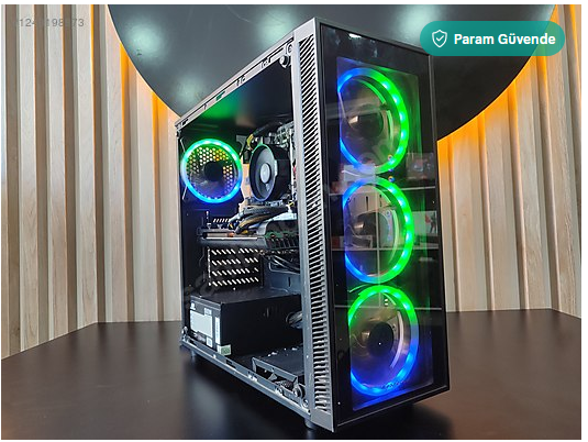 RX 5600 XT E.K/RYZEN 5 3500X CPU/16 GB RAM/256 SSD/HAZIR SİSTEM