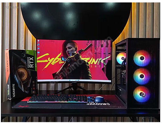 RTX3070 8GB E.K/İ5 12400F/16 GB RAM/512 SSD/32 240HZ MONİTÖR