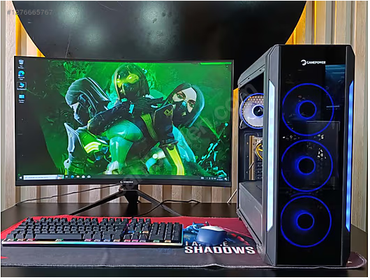 RX5600XT 6GB/İ5 11400F/16 GB RAM/512 SSD/32MONİTÖR