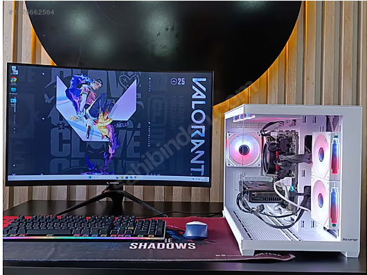 RX6600 8GB E.K/RYZEN 5 5500/16 GB RAM/32 240HZ MONITOR