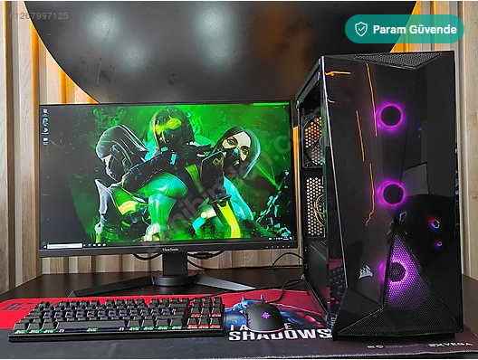 GTX1660 6GB E.K/İ5 9400F CPU/16 GB RAM/512GB SSD/170HZ MONİTÖR