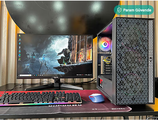 RTX4060Tİ 8GB/İNTEL İ3 14100F/16GB RAM/512GB SSD/27200HZMONİTÖR