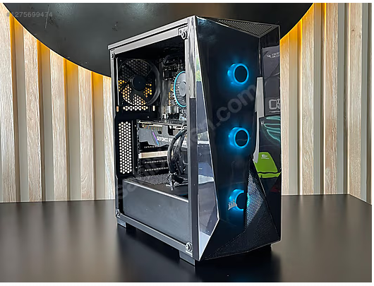 RTX2060SÜPER/İ3 12.NESİL/16 GB RAM/256GB+1TB/CORSAIR KASA