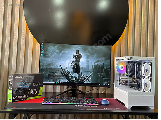 ASUS RTX 3060/RYZEN 5 5600/16GB RAM/512GB SSD/32" MONİTÖR