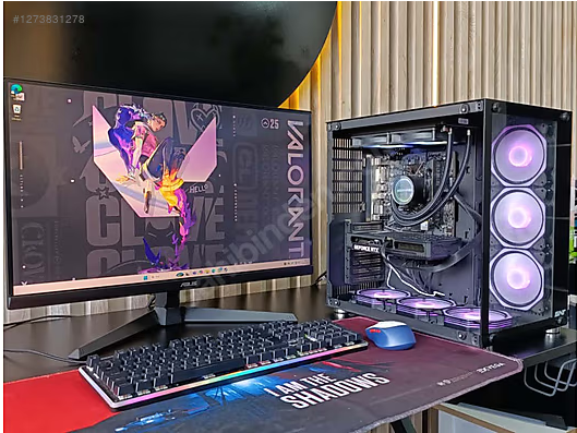 RTX 3060 12GB/RYZEN 5 5600/16GB RAM/512 GB SSD/27MONİTÖR