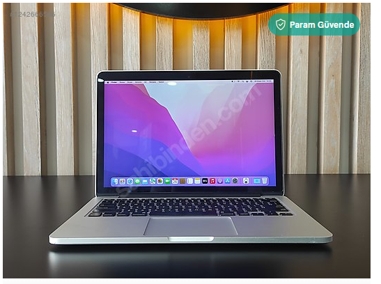MACBOOK PRO 2015/İ5 İŞLEMCİ/8 GB RAM/ÇİZİKSİZ