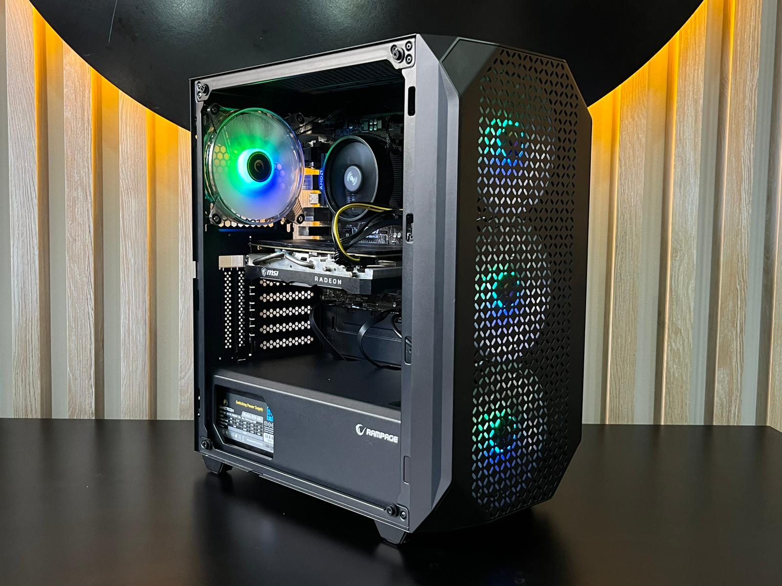 RX5700XT E.K/RYZEN 5 3600 CPU/16 GB RAM/512GB SSD/HAZIR SİSTEM