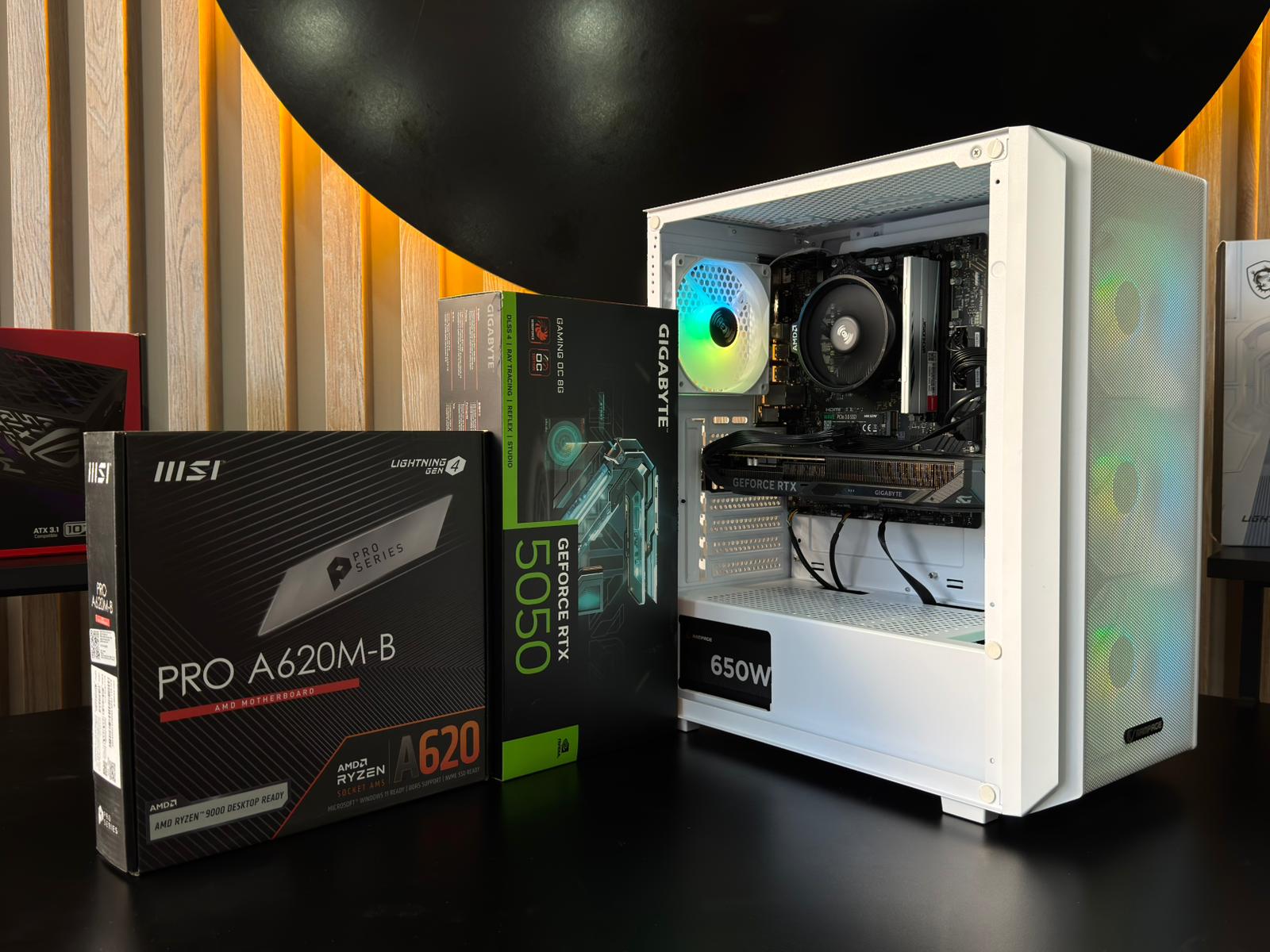 MSİ RTX 5050/RYZEN 5 7500F/16GB RAM/512 M2 HAZIR SİSTEM