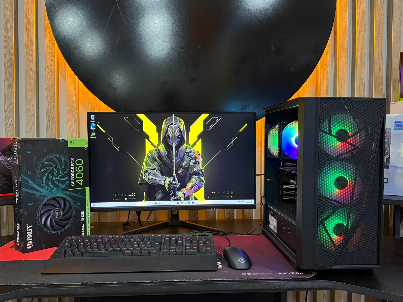 RTX4060 E.K/RYZEN 7 5700 CPU/16GB RAM/512GB SSD/144HZ MONİTÖR