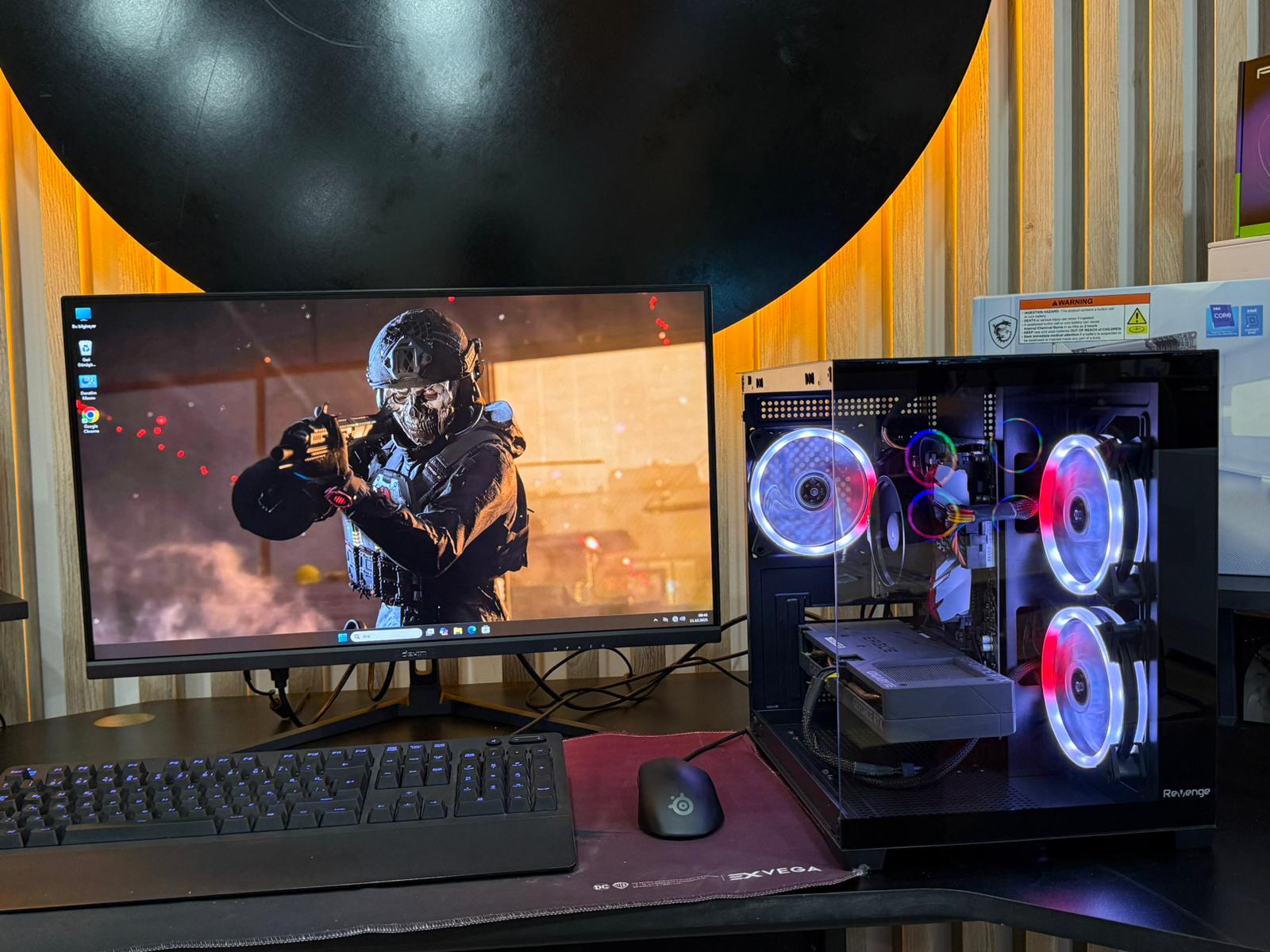 RTX 4060 E.K/RYZEN 5 5500 CPU/512GB M2/16 GB RAM/144 HZ MONİTÖR