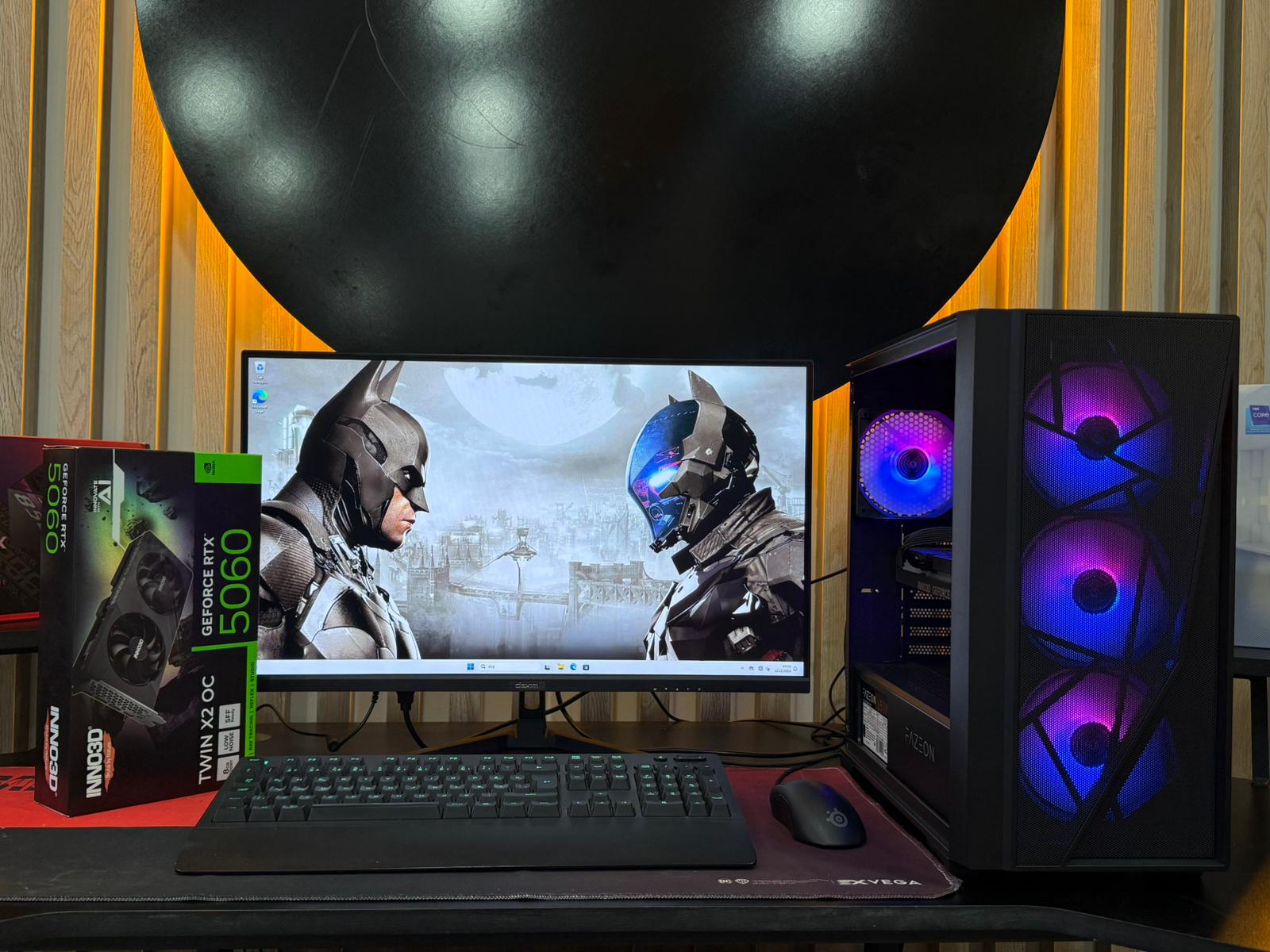 İNNO3D RTX 5060/RYZEN 5 7500F/16GB RAM/512 M2/144HZ MONİTÖR