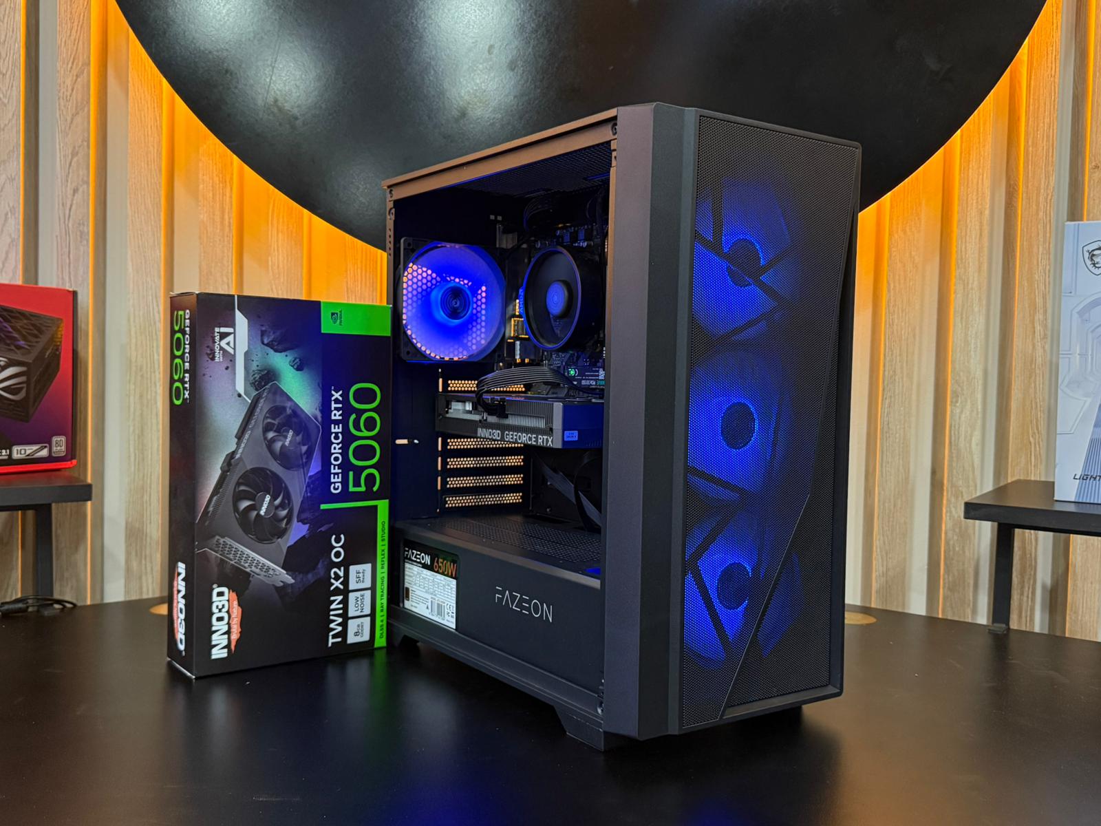 İNNO3D RTX 5060/RYZEN 5 7500F/16GB RAM/512 M2/SIFIR SİSTEM